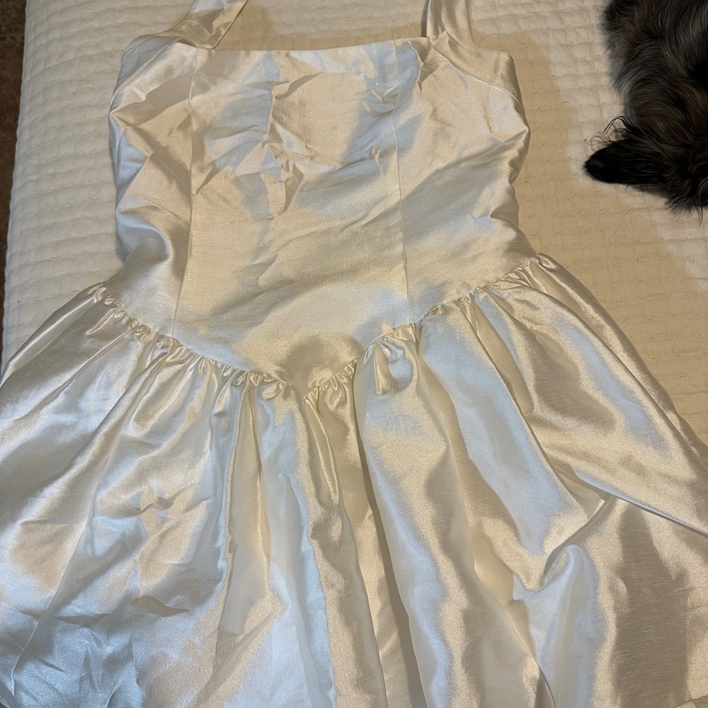 MARE MARE DROP-WAIST FIT & FLARE MINI DRESS